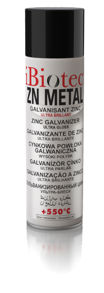 Spray para galvanização a frio, metalização especial Resistência mecânica e anticorrosão excecional. + 550 °C. Utilizado em parafusos. Soldável. Passível de ser pintado. ibiotec - tec Industries - galvanizador a frio, spray galvanizante a frio, bomba galvanizante a frio, galvanização a frio, spray para galvanização a frio, bomba para galvanização a frio, galvanizador para retoques, galvanização para retoques, galvanizador de zinco, galvanização de zinco, pintura de zinco, spray para pintura de zinco. Fabricantes de sprays galvanizantes. Fabricantes de sprays para galvanização a frio. Fornecedores de galvanizadores a frio. Fornecedores de galvanização a frio. Sprays técnicos. Sprays de manutenção. Fornecedores de sprays. Fabricantes de sprays